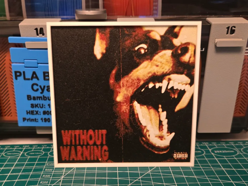 21 Savage "Without Warning" Album - Hueforge Art 21 Savage "Without Warning" Album - Hueforge Art