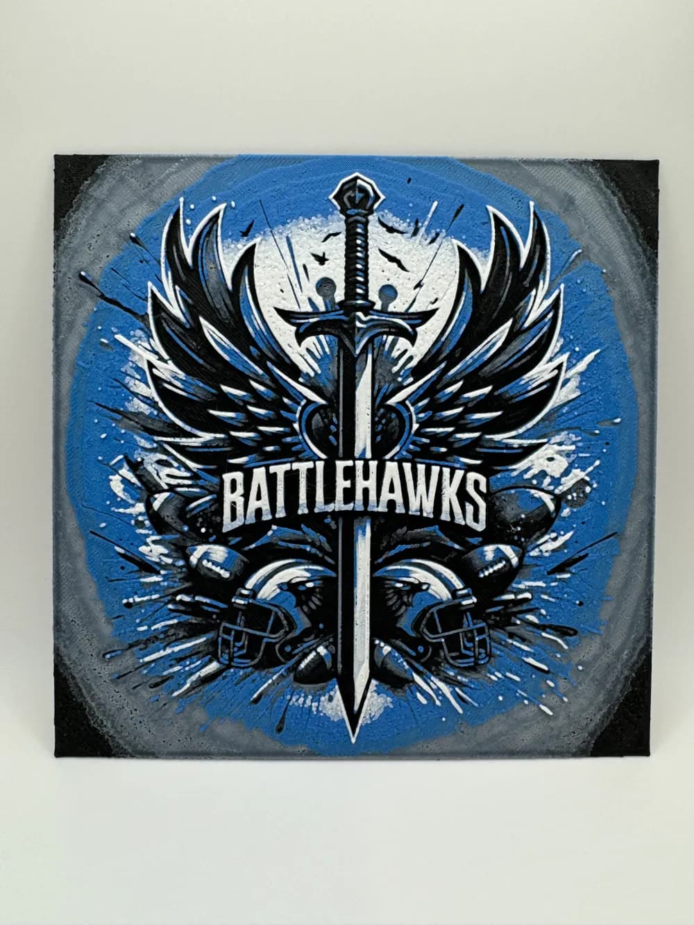 Battlehawks - XFL Hueforge by Canadian Gamer HueForge model: Battlehawks - XFL Hueforge by Canadian Gamer