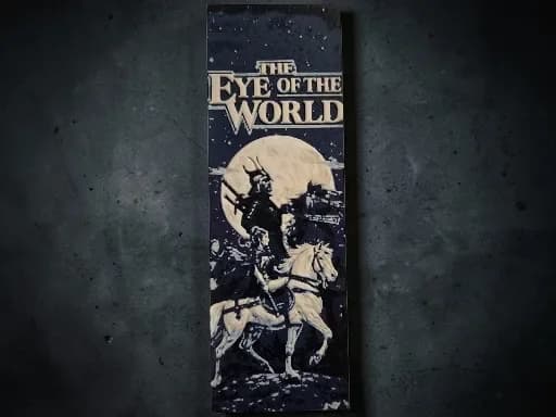 Wheel Of Time Cover Bookmark 50mm x 150mm by MythicHue's HueForge model: Wheel Of Time Cover Bookmark 50mm x 150mm by MythicHue's