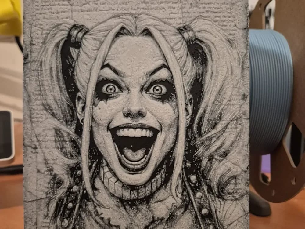 harley quinn papercut hueforge by Buntsta HueForge model: harley quinn papercut hueforge by Buntsta