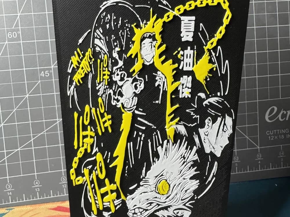 HueForge model: Hueforge Young Suguru Geto from Jujutsu Kaisen by SBC Creations