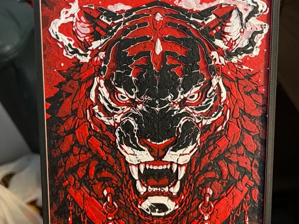 Hell Cat Hueforge by Advancedtechworldwide HueForge model: Hell Cat Hueforge by Advancedtechworldwide