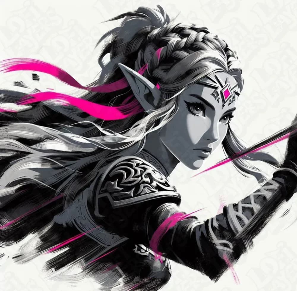 Zelda Hueforge by LoFi Layers HueForge model: Zelda Hueforge by LoFi Layers