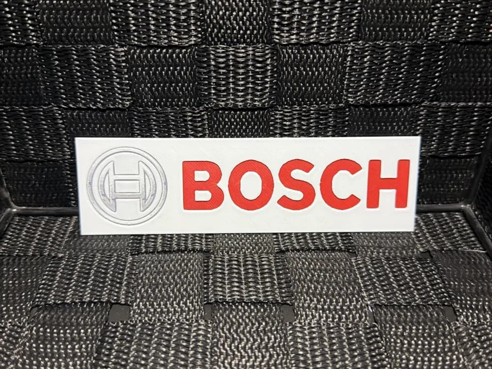 Bosch Logo - Hueforge by JoDau HueForge model: Bosch Logo - Hueforge by JoDau