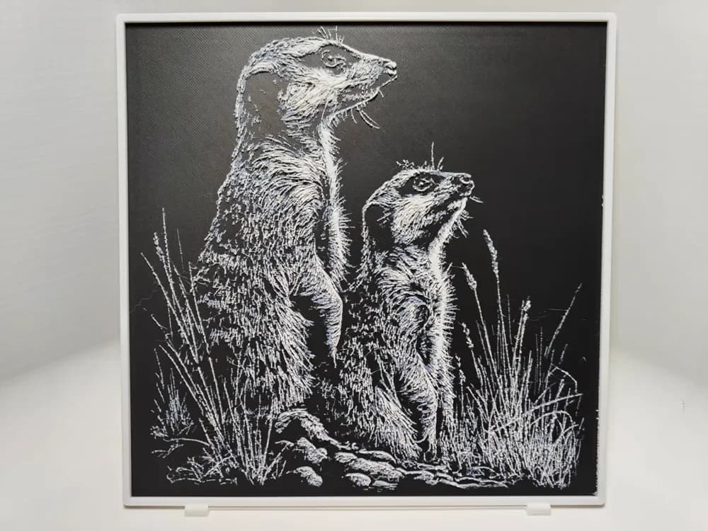 HueForge model: Meerkat - Hueforge by BeaN