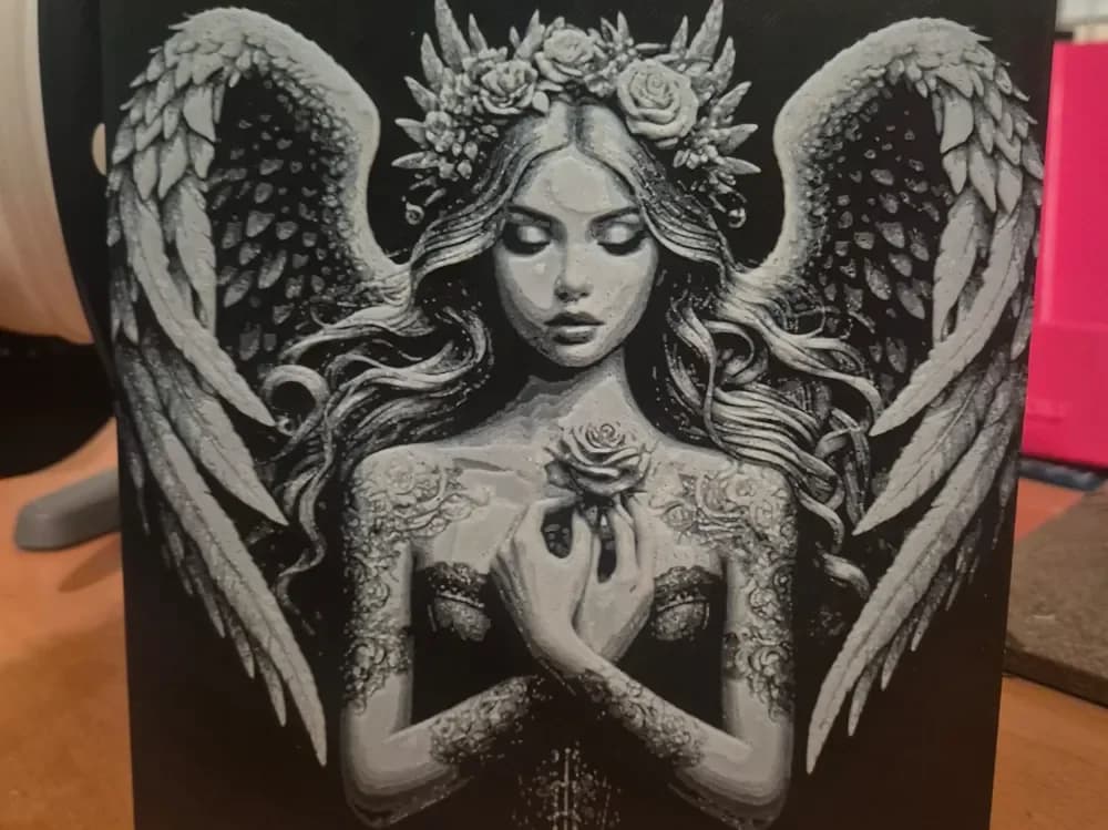 innocent angel hueforge by Buntsta HueForge model: innocent angel hueforge by Buntsta