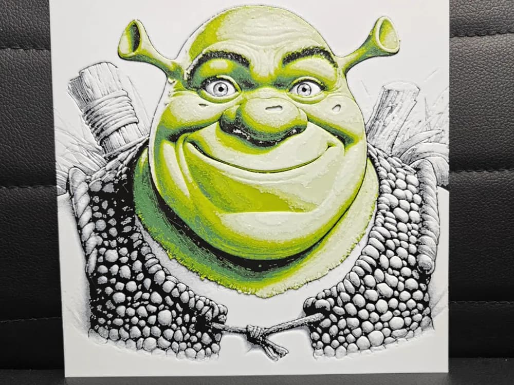 Shrek by TheHueforgeLady HueForge model: Shrek by TheHueforgeLady