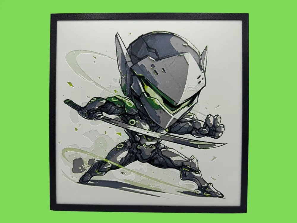 HueForge model: Genji - Chibi Edition by Canadian Gamer