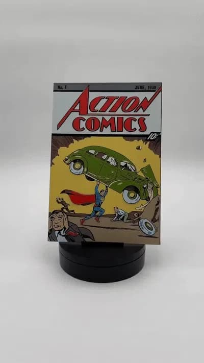 HueForge model: Action Comics 1 (Superman's First Appearance) by Loki