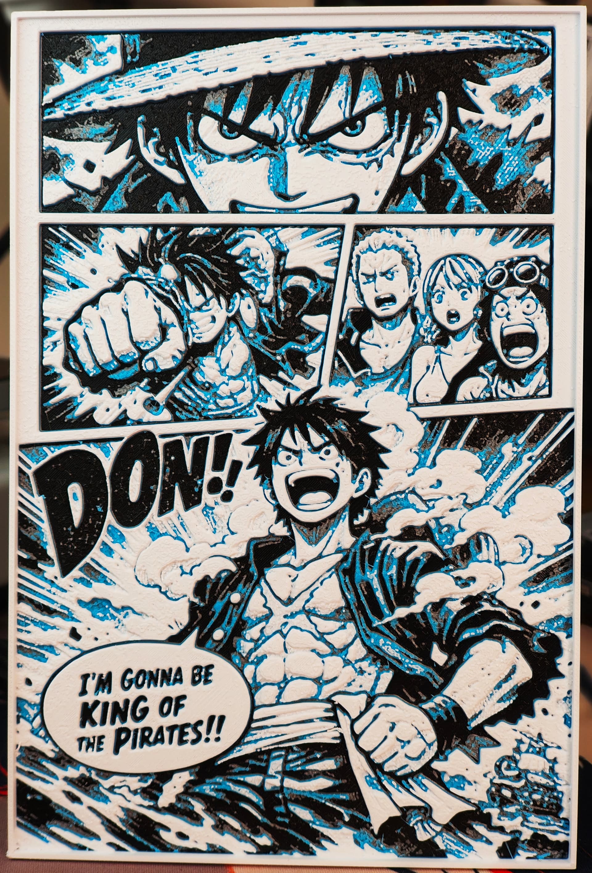 ONE PIECE Manga Poster, King of the Pirates.3mf ONE PIECE Manga Poster, King of the Pirates.3mf