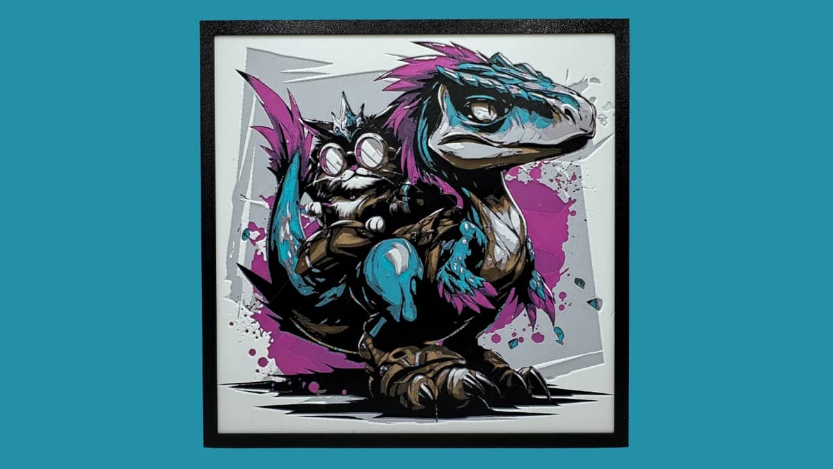 HueForge model: Donut & Mongo - Dungeon Crawler Carl by Canadian Gamer