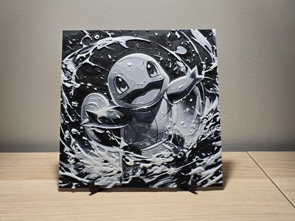 Squirtle / Carapuce Pokemon Hueforge by Kactus Fpv HueForge model: Squirtle / Carapuce Pokemon Hueforge by Kactus Fpv