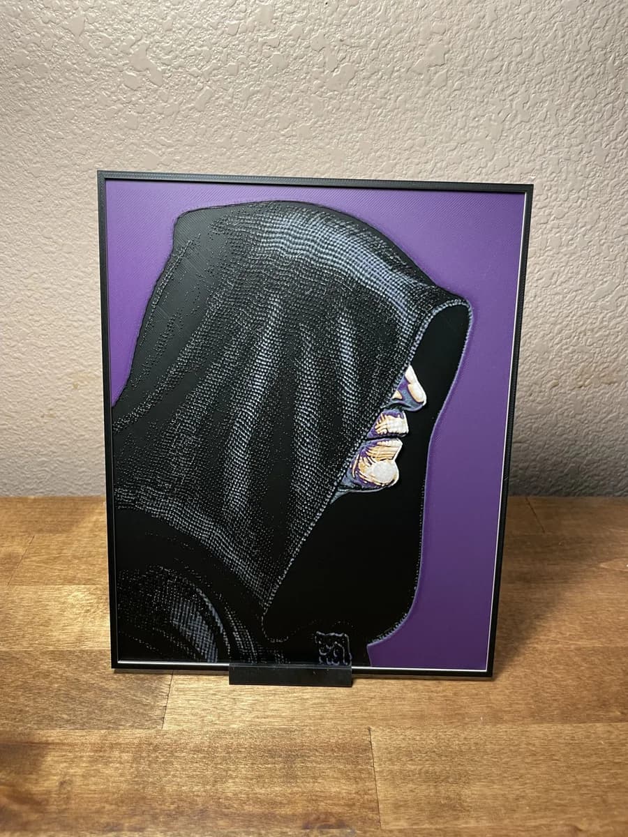 Darth Sidious by Cloudy Nostalgia HueForge model: Darth Sidious by Cloudy Nostalgia