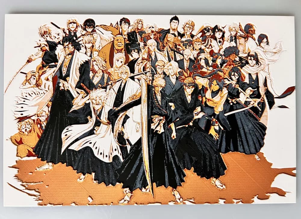 Bleach Cast by 3djd HueForge model: Bleach Cast by 3djd