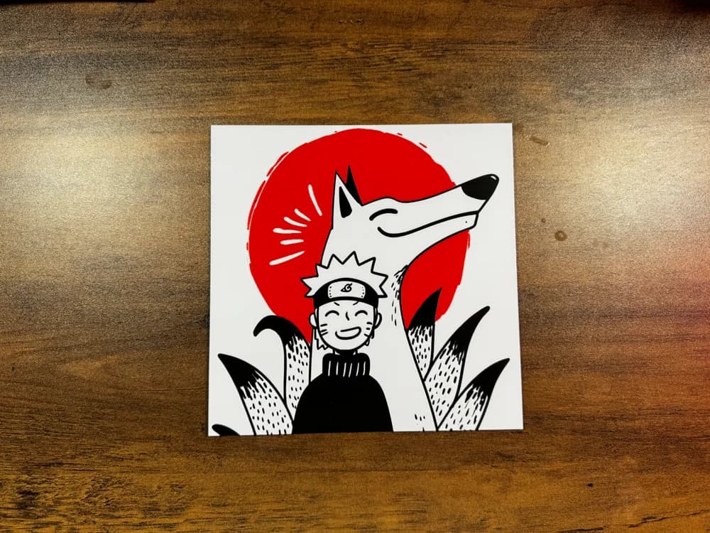 Naruto & Kurama – HueForge Print by 3D Prints By Vic HueForge model: Naruto & Kurama – HueForge Print by 3D Prints By Vic