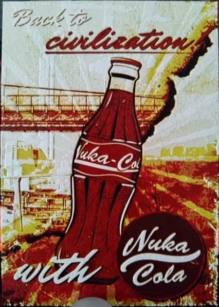 Nuka Cola Back to Civilization (HueForge) by Asgar3D HueForge model: Nuka Cola Back to Civilization (HueForge) by Asgar3D