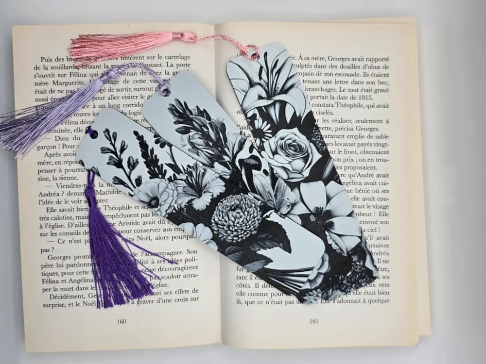 Bookmarks Flowers by Kactus Fpv HueForge model: Bookmarks Flowers by Kactus Fpv