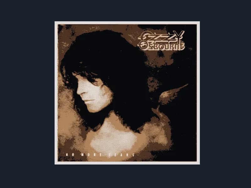 Ozzy Osbourne – No More Tears (Album Art) by HugheCraft HueForge model: Ozzy Osbourne – No More Tears (Album Art) by HugheCraft