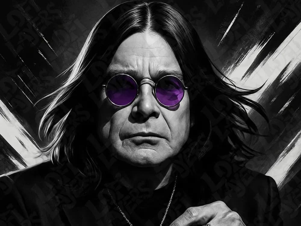 Ozzy Osbourne Hueforge by LoFi Layers HueForge model: Ozzy Osbourne Hueforge by LoFi Layers