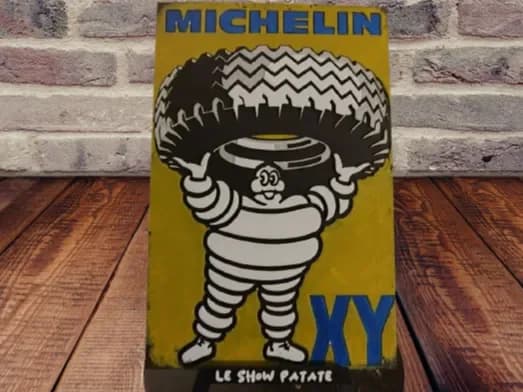 Plaque vintage Michelin XY hueforge by leshowpatate HueForge model: Plaque vintage Michelin XY hueforge by leshowpatate