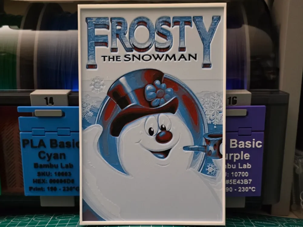 Frosty the Snowman Movie Poster - Hueforge Art