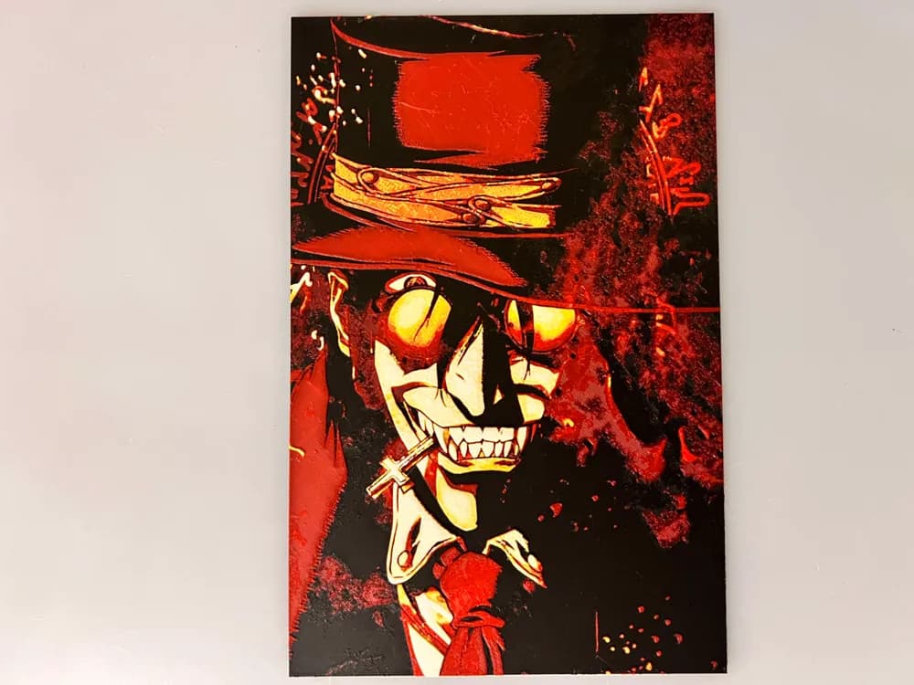 Alucard, Helsing by 3djd HueForge model: Alucard, Helsing by 3djd