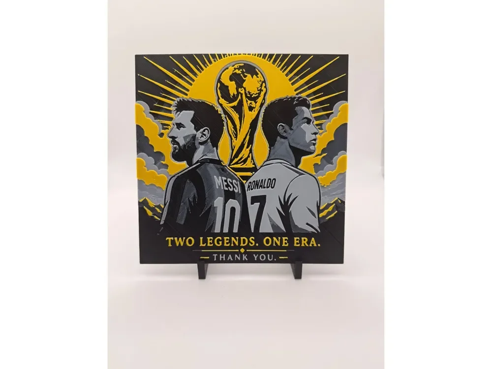 Two Legends One Era World Cup 2026 - HueForge Two Legends One Era World Cup 2026 - HueForge