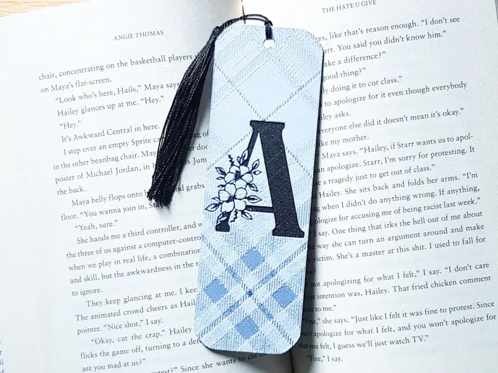 Bookmark, Monogram A. Hueforge by Dame Jo HueForge model: Bookmark, Monogram A. Hueforge by Dame Jo