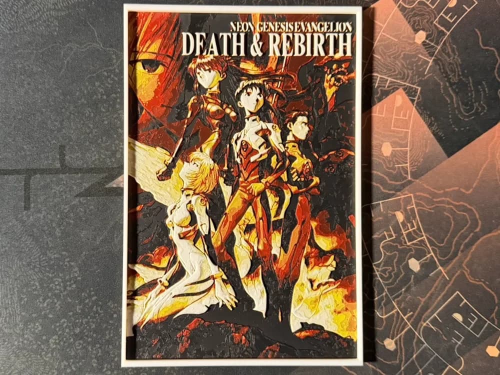 Neon Genesis Evangelion Death & Rebirth - HueForge by ZorPrime7 HueForge model: Neon Genesis Evangelion Death & Rebirth - HueForge by ZorPrime7