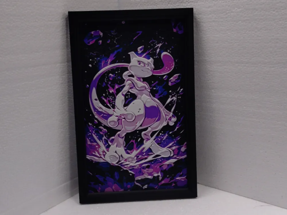 Pokemon Mewtwo by Asgar3D HueForge model: Pokemon Mewtwo by Asgar3D