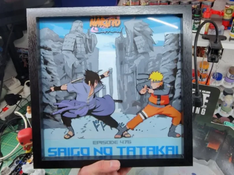 Relief Box Naruto Shippûden - Episode 476 by Dakiren HueForge model: Relief Box Naruto Shippûden - Episode 476 by Dakiren