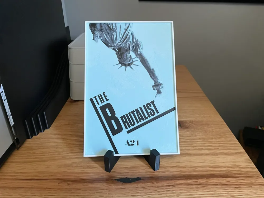 The Brutalist (2024) Hueforge Movie Poster The Brutalist (2024) Hueforge Movie Poster