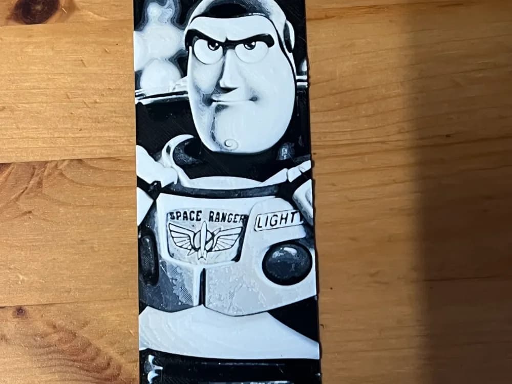 buzz lightyear bookmark by Morganja HueForge model: buzz lightyear bookmark by Morganja