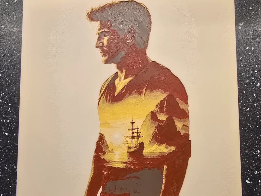 Uncharted Hueforge by 3D-Mentiel HueForge model: Uncharted Hueforge by 3D-Mentiel