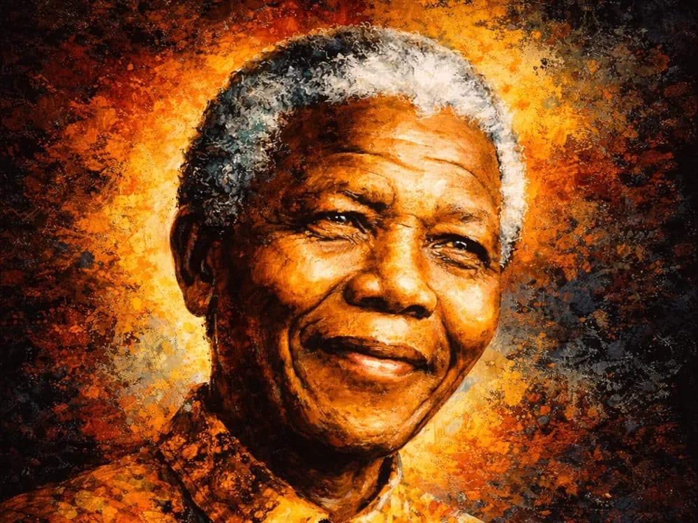 Hueforge Portrait Nelson Mandela by Hueforge Maker HueForge model: Hueforge Portrait Nelson Mandela by Hueforge Maker