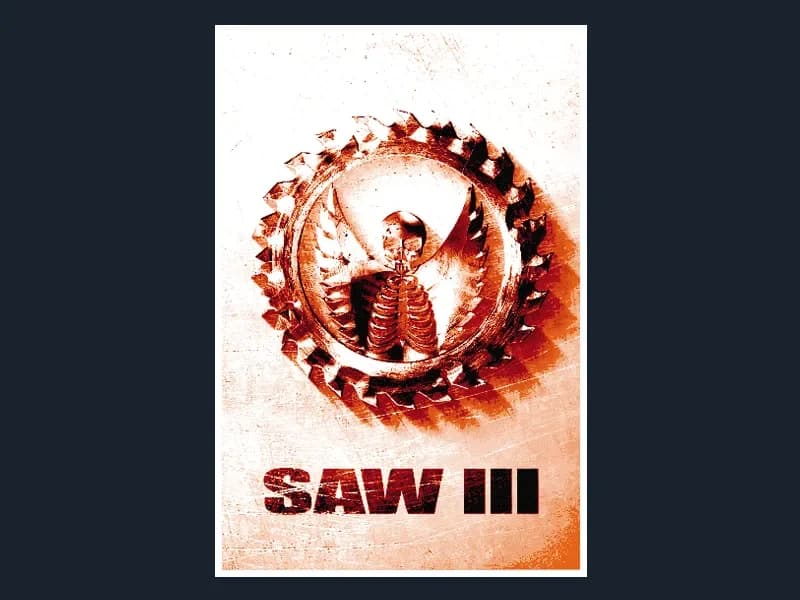Saw III (Movie Poster - HueForge) by HugheCraft HueForge model: Saw III (Movie Poster - HueForge) by HugheCraft