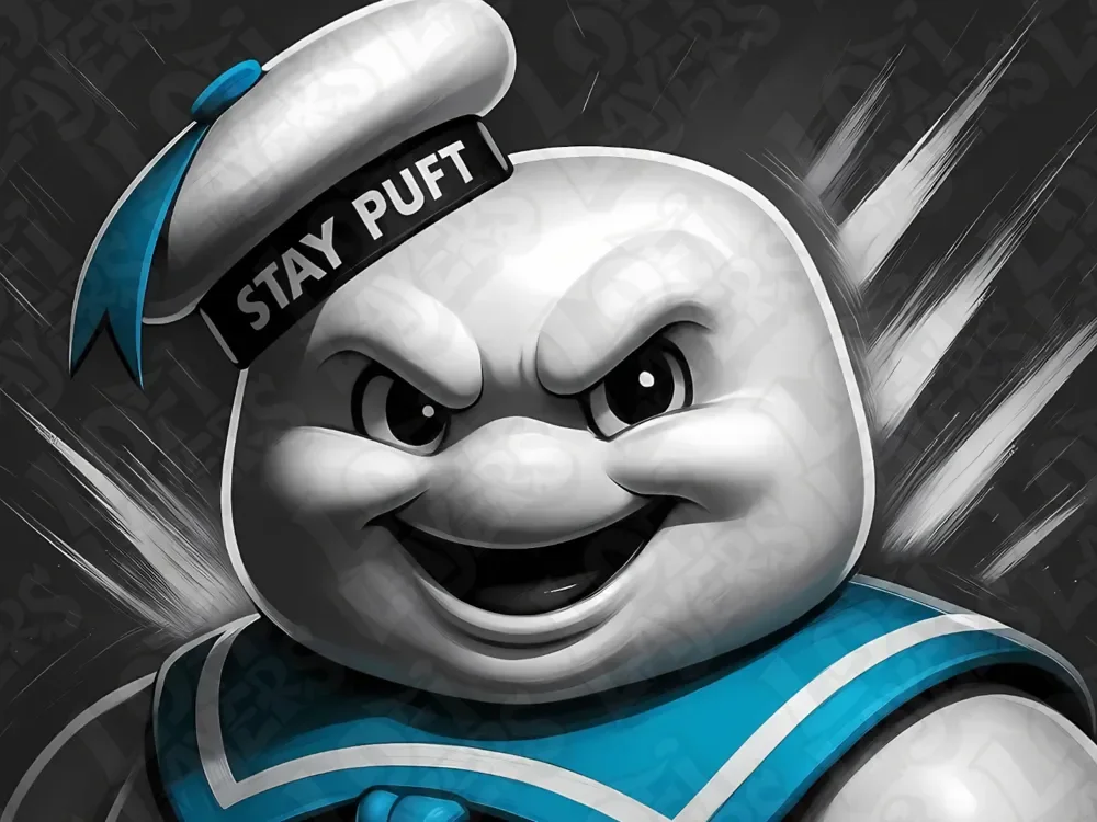 Stay Puft Marshmallow Man Hueforge by LoFi Layers HueForge model: Stay Puft Marshmallow Man Hueforge by LoFi Layers