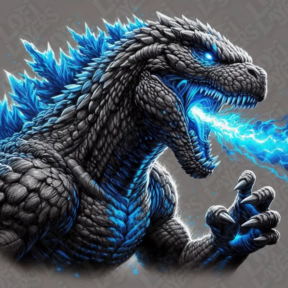Godzilla Hueforge Godzilla Hueforge