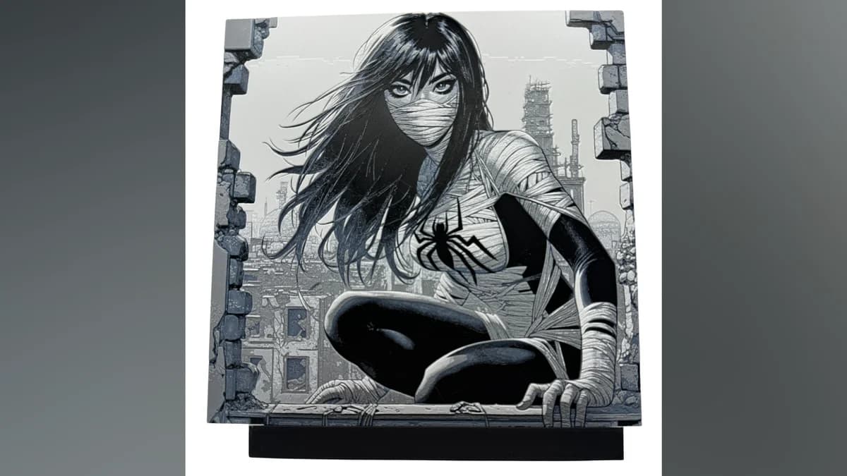 Welcome Pack - Silk - Spider-verse Marvel Hueforge by Canadian Gamer HueForge model: Welcome Pack - Silk - Spider-verse Marvel Hueforge by Canadian Gamer