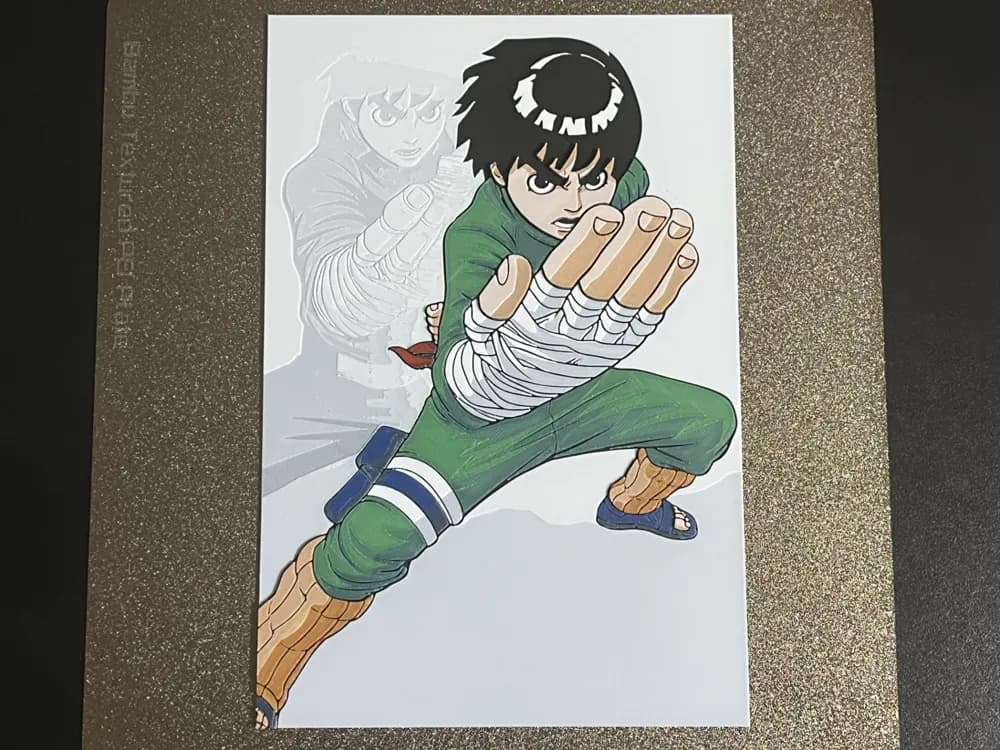 Rock Lee Naruto Hueforge by FantasyZ HueForge model: Rock Lee Naruto Hueforge by FantasyZ