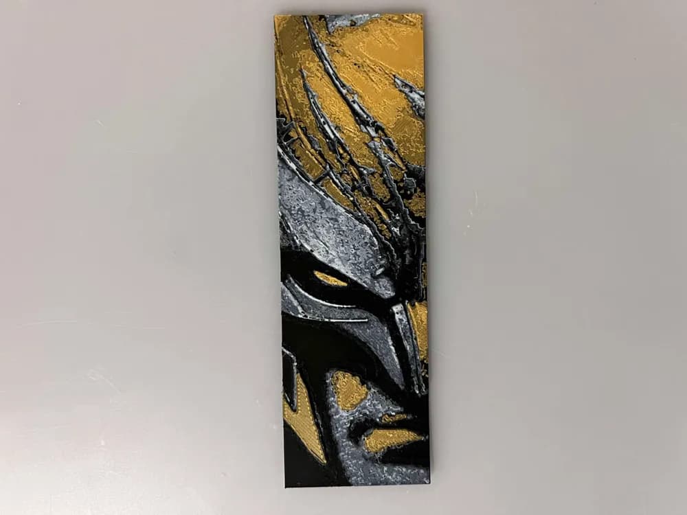 HueForge model: Wolverine - Bookmark by 3djd