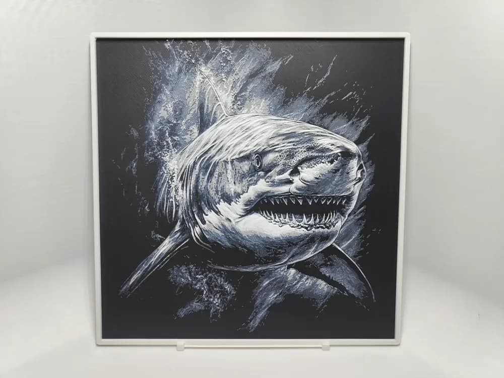 Shark - Hueforge by BeaN HueForge model: Shark - Hueforge by BeaN