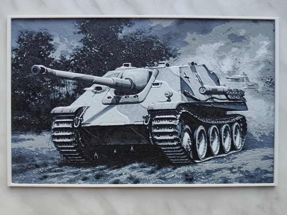 JagdPanther - Hueforge by BeaN HueForge model: JagdPanther - Hueforge by BeaN