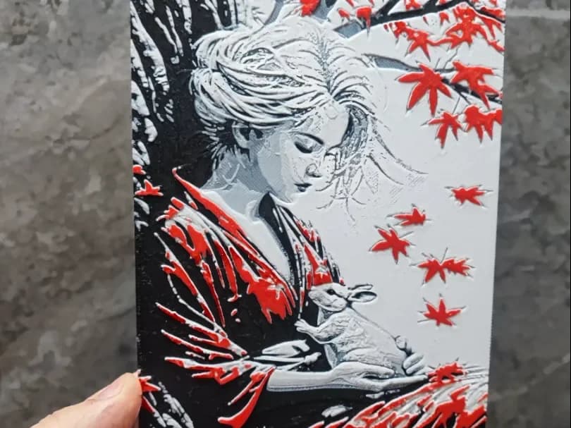 Japanese 2 by Garuda3D HueForge model: Japanese 2 by Garuda3D