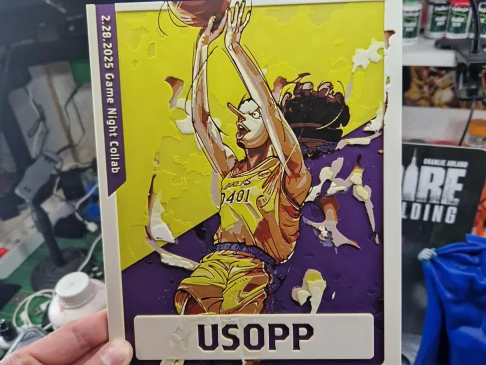 One Piece Hueforge - Usopp Lakers One Piece Hueforge - Usopp Lakers