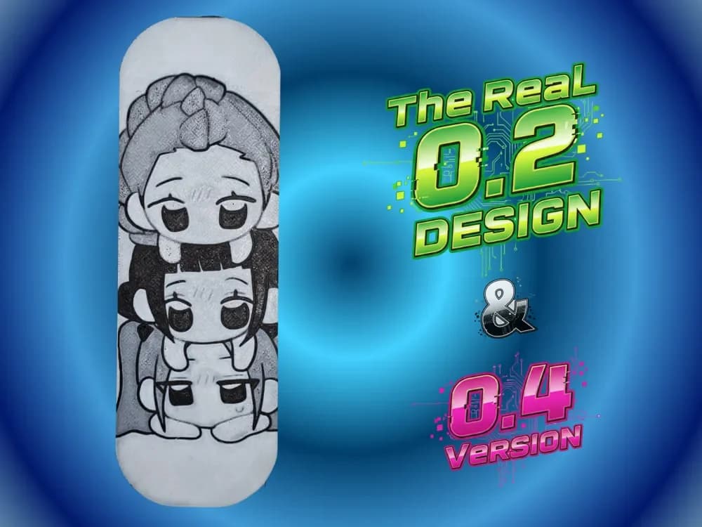 Kpop Demon Hunter Bookmark by Atrus Design HueForge model: Kpop Demon Hunter Bookmark by Atrus Design