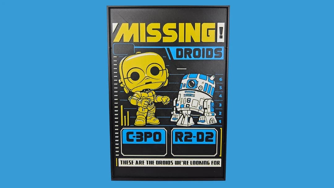 Star Wars Missing Droids by BusyKikiBee HueForge model: Star Wars Missing Droids by BusyKikiBee