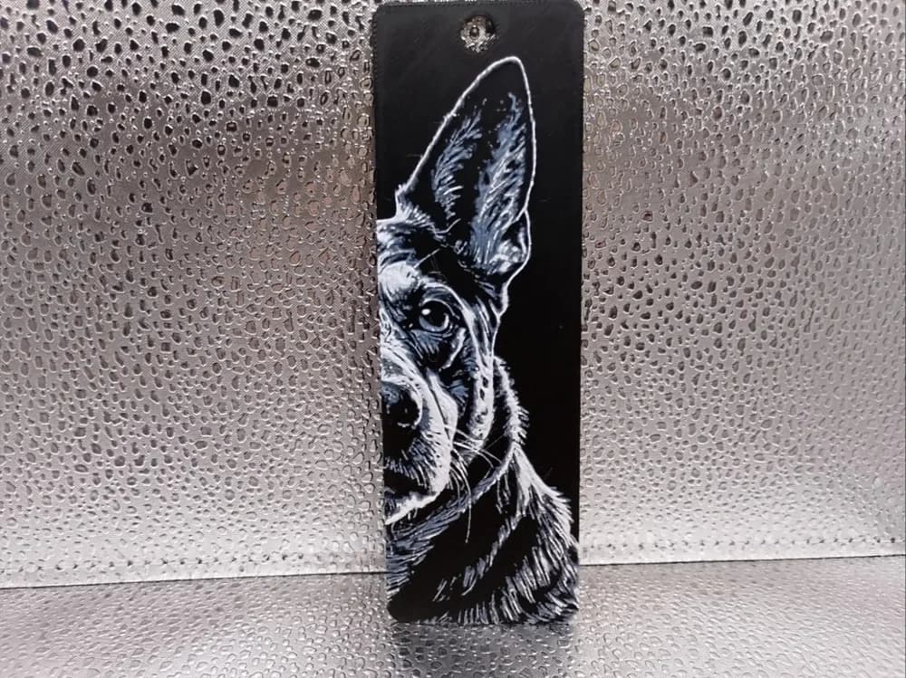 Australian Cattle Dog Bookmark – Hueforge by Borishotch Industries HueForge model: Australian Cattle Dog Bookmark – Hueforge by Borishotch Industries