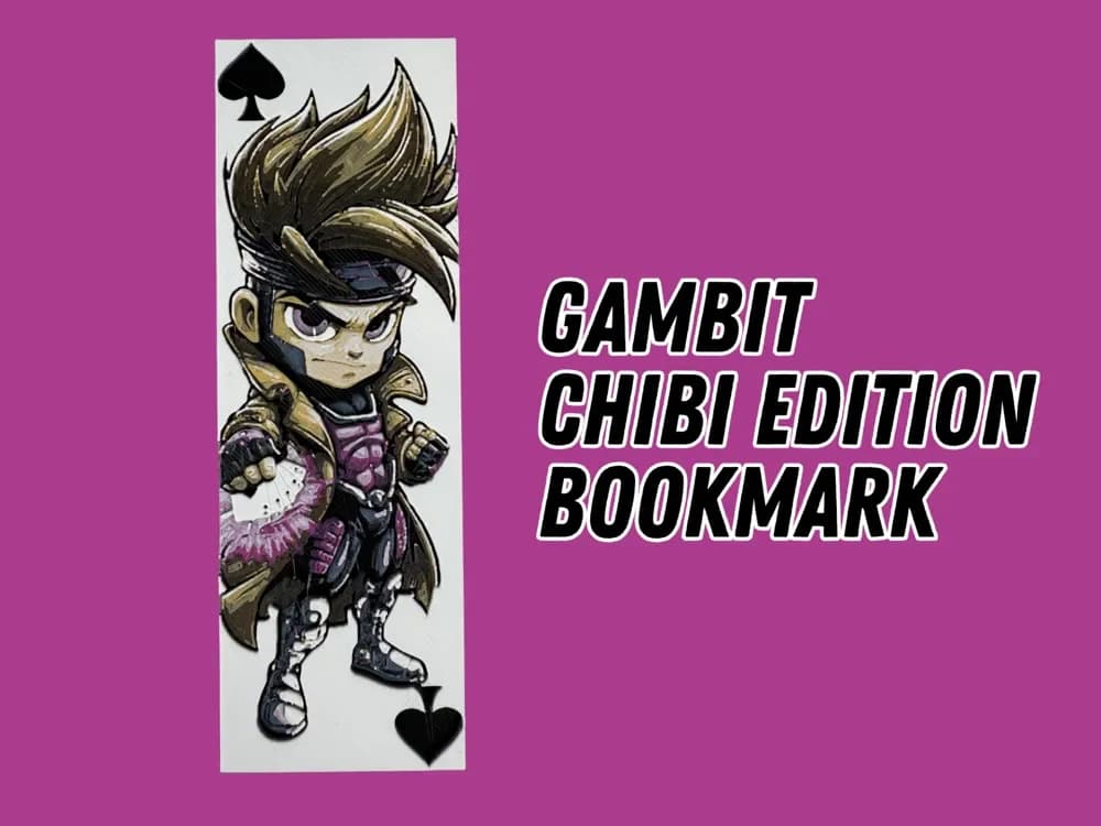 Gambit - Chibi Edition Bookmark Gambit - Chibi Edition Bookmark