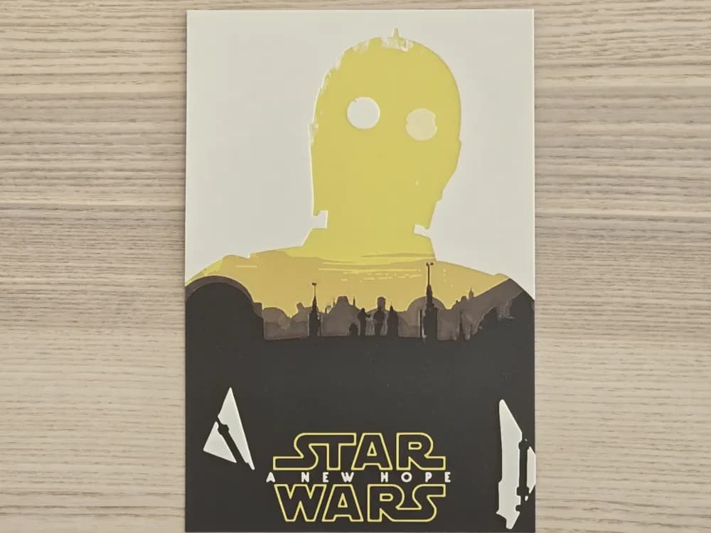 Star Wars A New Hope - HueForge Poster by EisenWorld HueForge model: Star Wars A New Hope - HueForge Poster by EisenWorld